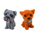 LEAN Toys Zestaw Figurek Urocze Pieski Szczeniaczki Gumowe 8cm 6szt