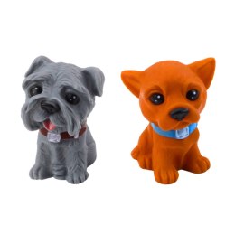 LEAN Toys Zestaw Figurek Urocze Pieski Szczeniaczki Gumowe 8cm 6szt