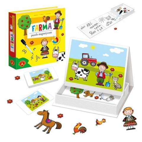 Puzzle magnetyczne Farma