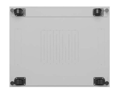Szafa instalacyjna rack stojąca 19" 47U 800x1200 szara drzwi perforowane LCD ( flat pack) V2 Lanberg