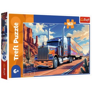 Trefl Puzzle Puzzle 160 - Ciężarówka w trasie Trefl 15413