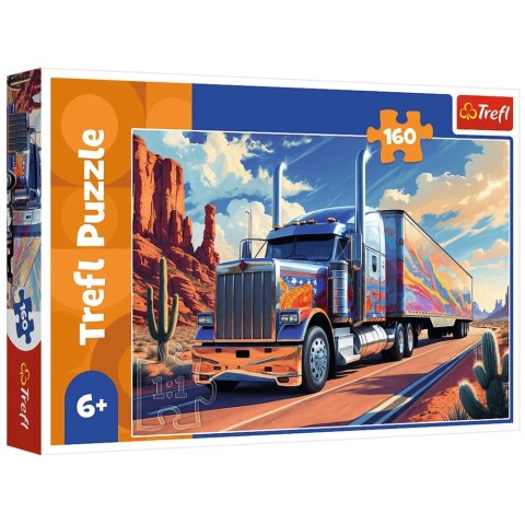 Trefl Puzzle Puzzle 160 - Ciężarówka w trasie Trefl 15413