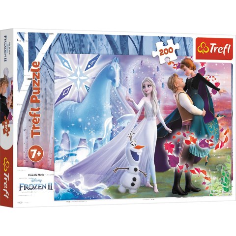 Puzzle - 200 - Magiczny świat sióstr - Kraina Lodu II - Trefl 13265
