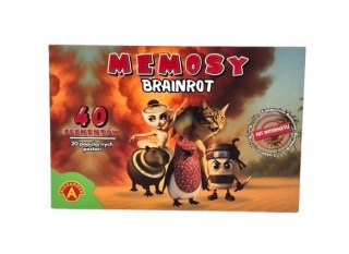 Gra Pamięć Memosy Brainrot Ballerina Capuccina, Tung Tung Tung Sahur i inni