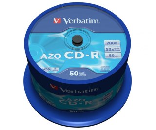 CD-R 52x 700MB 50P CB DLP Crystal 43343 Verbatim