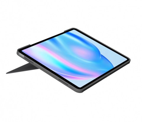 Etui Combo Touch iPad Air 13 M2 UK szary oksfordzki Logitech