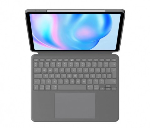Etui Combo Touch iPad Air 13 M2 UK szary oksfordzki Logitech