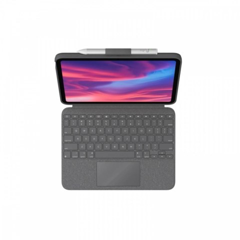 Etui z klawiaturą Combo Touch do iPada 10-tej generacji UK szare Logitech