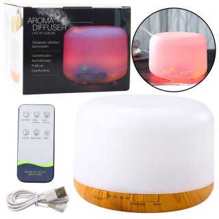 LEAN Nawilżacz Powietrza Dyfuzor Aromaterapia Lampka Nocna LED Pilot 300ml