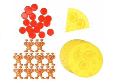 LEAN Toys Gra Zręcznościowa Serowa Wieża z Myszkami Gra Rodzinna LEAN Toys Gra Zręcznościowa Serowa Wieża z Myszkami Gra Rodzinna