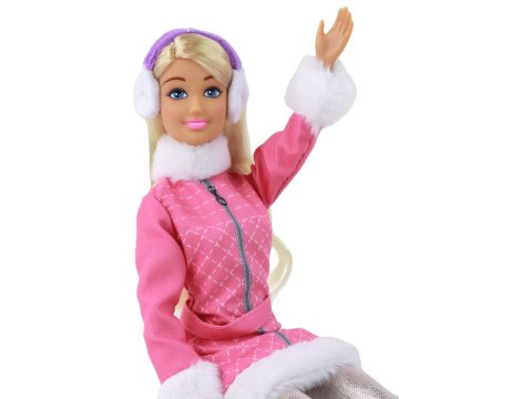 LEAN Toys Lalka Anlily Zimowa Odsłona Śnieżna Przygoda Zima