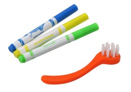 LEAN Toys Zestaw Artystyczny DIY Kotki Figurki 2szt Pisaki Szczotka