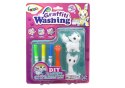 LEAN Toys Zestaw Artystyczny DIY Kotki Figurki 2szt Pisaki Szczotka