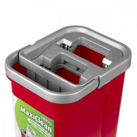 Mop płaski z wiadrem i wyciskaczem dwa wkłady HQ GreenBlue GB870 GreenBlue