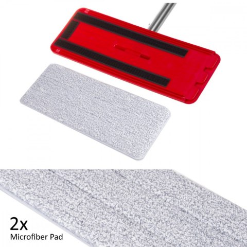 Mop płaski z wiadrem i wyciskaczem dwa wkłady HQ GreenBlue GB870 GreenBlue