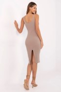 Sukienka Model RV-SK-7531.54 Dark Beige - Rue Paris