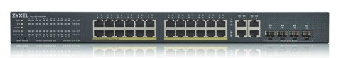 Przełącznik GS1920-24HPv2 28Port 24xGb and 4xGb 375W PoE NebulaFlex Cloud Zyxel