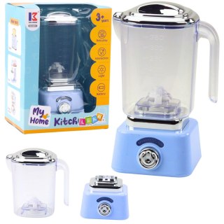 LEAN Toys Blender Kuchenny Dla Dzieci Światła Obrotowy Mechanizm Niebieski