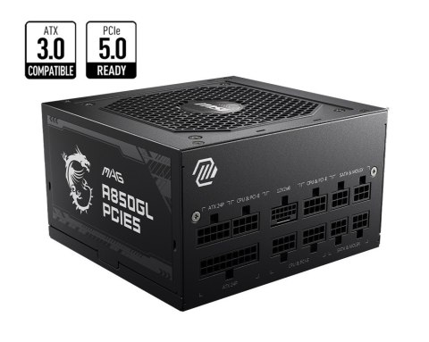 Zasilacz MAG A850GL PCIE5 850W 80PLUS GOLD F.MODULAR MSI