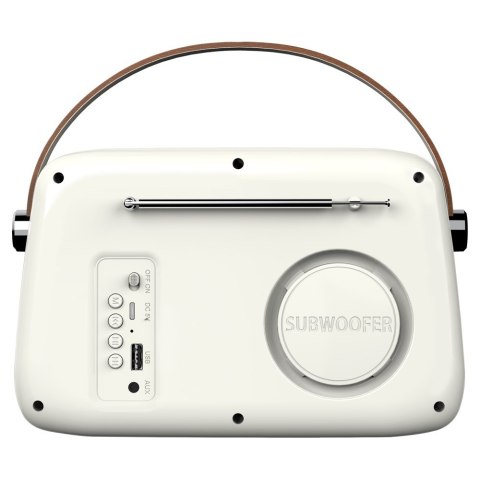 SAVIO RADIO PRZENOŚNE BIAŁE RS-02