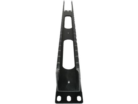 Organizator kabli 1U 19" z pokrywą maskującą ALANTEC