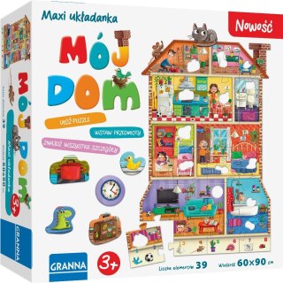 Puzzle Maxi układanka z dziurkami Mój dom