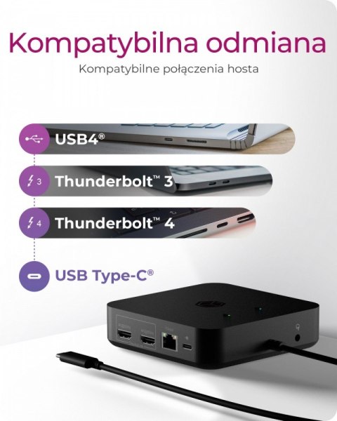 Stacja dokująca IB-DK4090-C 12w1, 3x HDMI,LAN,USB, PD do 100W IcyBox