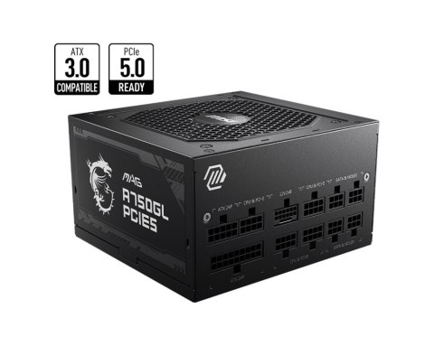 Zasilacz MAG A750GL PCIE5 750W 80PLUS GOLD F.MODULAR MSI