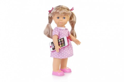 Lalka Natalia chodząca ze smartfonem 41cm