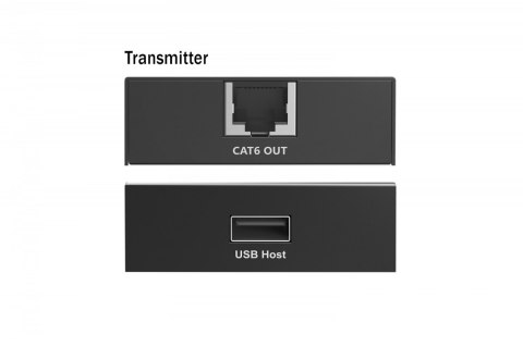 Przedłużacz (extender) po skrętce kat.6 USB 2.0 do 150m, 4x USB-A do 480 Mbps, 1x RJ45 (Gigabit Ethernet) - zestaw (odbiornik/na Digitus