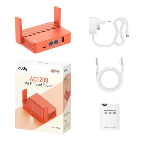 Router TR1200 VPN Travel AC1200 Cudy