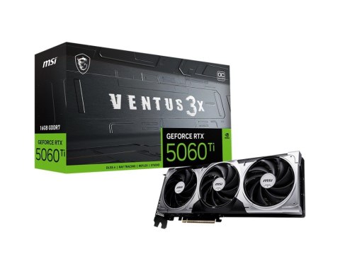 Karta graficzna GeForce RTX 5060 Ti 16G VENTUS 3X OC MSI