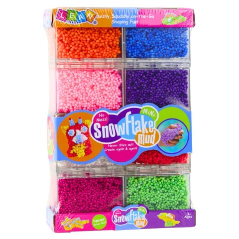 Masa Plastyczna Piankowe Kuleczki W Pudełkach Kolorowe 8szt.