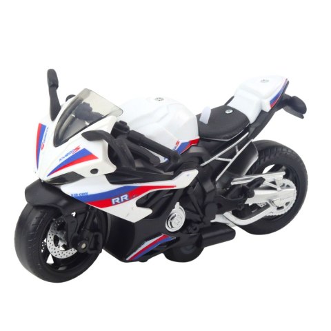 LEAN Toys Motocykl Wyścigowy Sportowy Z Napędem Światła Dźwięki Mix