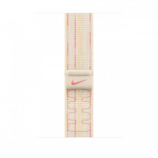 Opaska sportowa Nike w kolorze księżycowej poświaty/różowym do koperty 46 mm