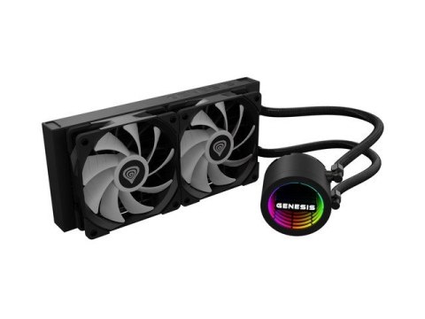 Chłodzenie wodne HYDRIA GENESIS 240 ARGB czarne Natec