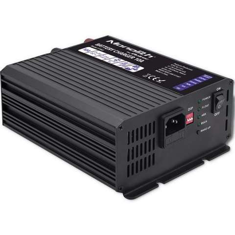 Inteligentna ładowarka Monolith do akumulatorów LiFePO4 AGM GEL SLA | 10A | 24V Qoltec