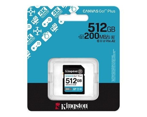 Karta SD 512GB Canvas Go Plus 200/160 MB/s C10 U3 V30