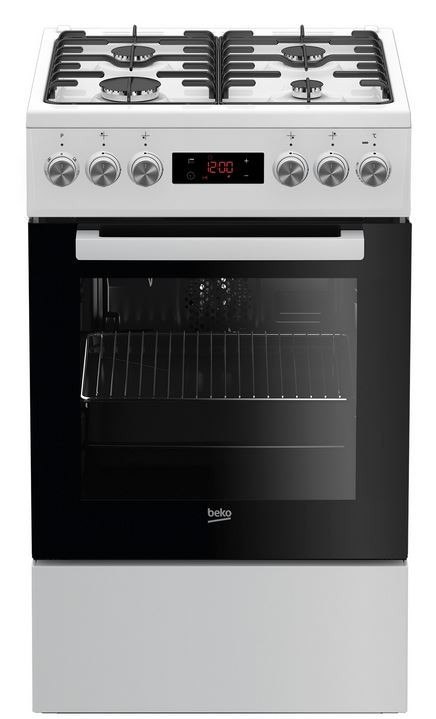 Kuchnia gazowo-elektryczna FSE52320DWD Beko