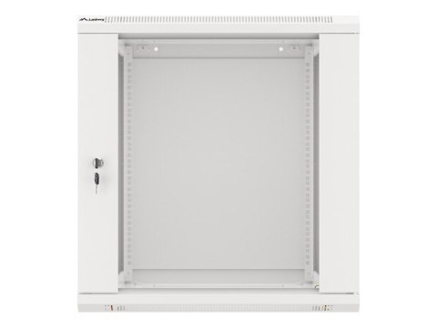 Szafa instalacyjna wisząca 19'' 12U 600X600mm szara (drzwi szklane) Lanberg