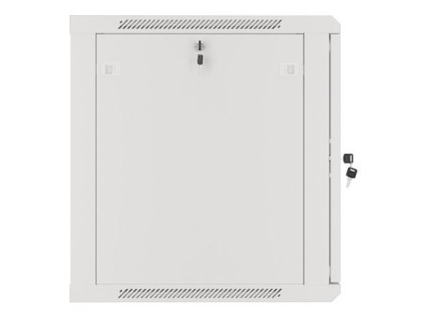 Szafa instalacyjna wisząca 19'' 12U 600X600mm szara (drzwi szklane) Lanberg