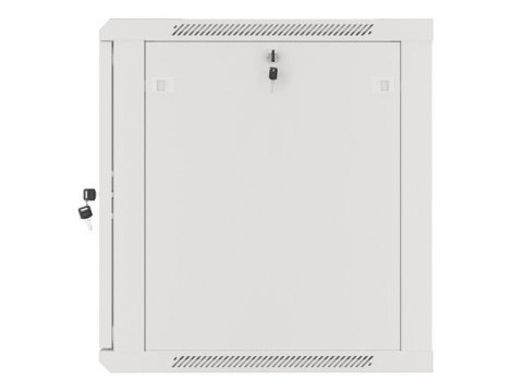 Szafa instalacyjna wisząca 19'' 12U 600X600mm szara (drzwi szklane) Lanberg