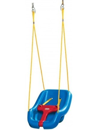 Huśtawka głęboka 2w1 niebieska Little Tikes