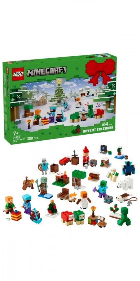Klocki Minecraft 21280 Kalendarz adwentowy: Minecraft LEGO
