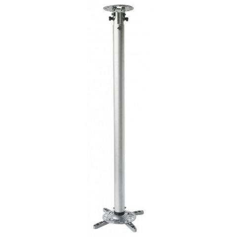 Ramię do projektora 110 -190cm sufitowe, 15kg, srebrne Techly