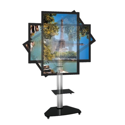 Stojak Mobilny LCD/LED 37-70cali, 40kg PIVOT Techly