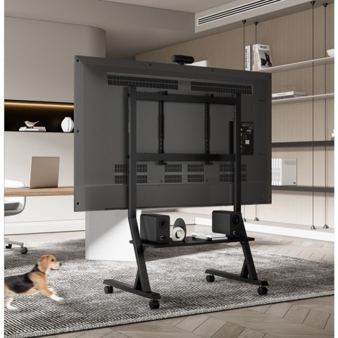 Stojak mobilny do TV 45 -90cali, 60kg, półka AV Techly