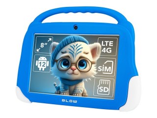 Tablet KidsTAB8 4G 4/64GB Niebieskie etui BLOW