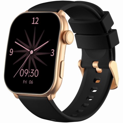 Smartwatch Damski GRAVITY GT28-5 Pasek + Bransoleta Różowe złoto Czarny