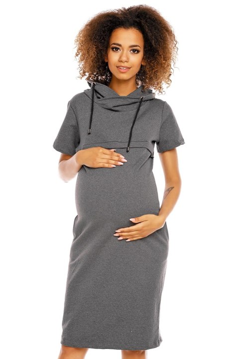 Sukienka model 1581 Graphit - PeeKaBoo Sukienka model 1581 Graphit - PeeKaBoo